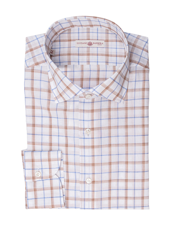 LUCIANO BARBERA CHECK SHIRT