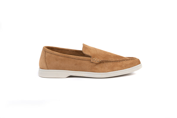LUCIANO BARBERA SUEDE LOAFERS